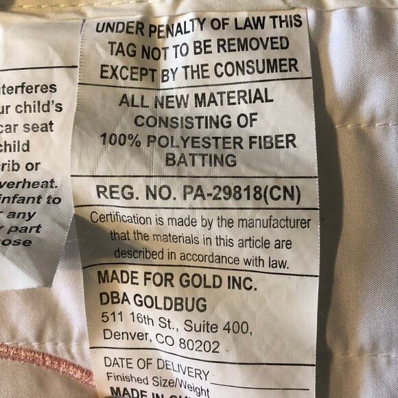 Travel Bug Unicorn Infant Head Support Pillow White & Pink - Picture 5 of 6